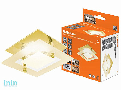 Светильник встраиваемый СВ 05-01 MR16 50Вт G5.3 золото TDM