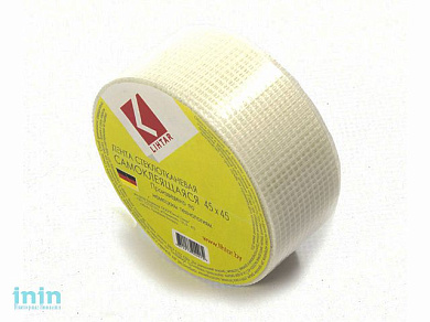 Лента стеклотканевая (серпянка) 45ммх45м самокл. (LIHTAR)