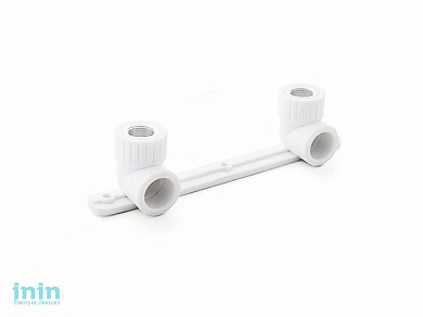 Колено ПП комб.под смеситель внутр.резьба 20х1/2" РосТурПласт