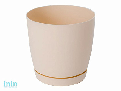 Горшок для цветов 3 л, Фрезия 2, бежевый, GARDENPLAST