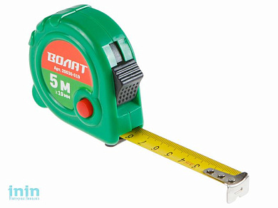 Рулетка  5м/19мм пласт. копр. ВОЛАТ (быт.)