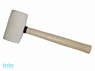 Киянка резиновая белая 0,68кг с дер. ручкой STARTUL MASTER (ST2015-75)