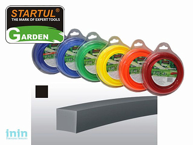 Леска ф 3.0 мм х 26 м квадратн. сеч. STARTUL GARDEN