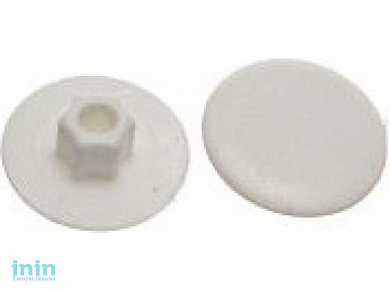 Заглушка для конфирмата, декоративная черная (50 шт в зип-локе) STARFIX