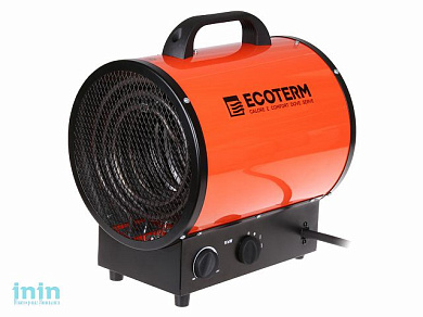 Нагреватель воздуха электр. Ecoterm EHR-09/3E (пушка, 9 кВт, 380 В, термостат)
