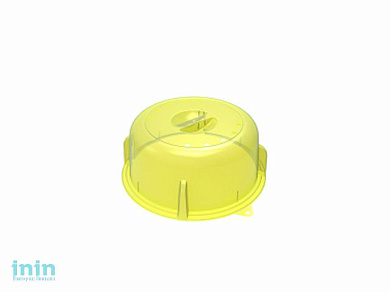 Крышка для СВЧ Express (Экспресс), 264 мм, лимон, BEROSSI (Изделие из пластмассы. Размер 282 х 264 х 105 мм)