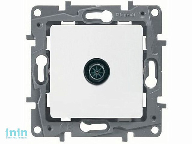 Розетка 1-ая телевизионная звезда 2дБ, 0-2400MHz (скрытая) белая, Etika, Legrand (ETIKA - РОЗЕТКА TV ЗВЕЗДА 2ДБ, 0-2400MHZ (БЕЛЫЙ))