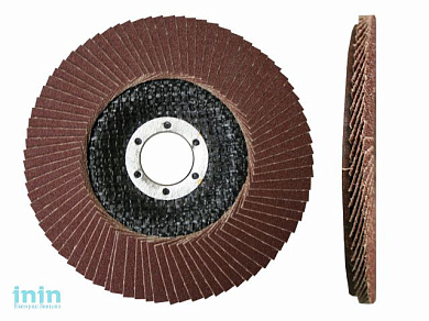 Круг лепестковый 180х22мм А100 плоск. КЛТ1 (Луга) (LUGAABRASIV)