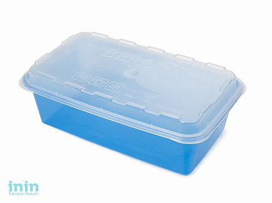 Контейнер для заморозки Zip, джинс, BEROSSI (Изделие из пластмассы. Литраж 1 л. Размер 200 х 120 х 67 мм)