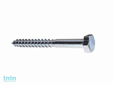 Шуруп 10х90 мм шестигр. головка, цинк, DIN 571 (20 шт в карт. уп.) STARFIX