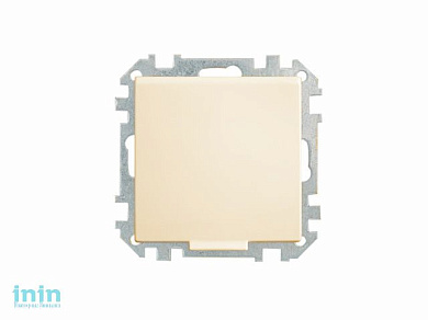 Розетка 1-ая (скрытая, с/з, с крышкой, з/ш) слоновая кость, Стиль, Bylectrica (Розетка штепсельная с заземляющим контактом с крышкой со шторками для с