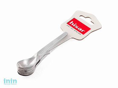 Набор ложек кофейных, 6 шт., серия Shah, HISAR