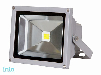 Прожектор светодиодный PFL -RGB-C/GR  10w  IP65Jazzway драйвер в комплекте (Настраиваемый Цветной +пульт  в комплекте. серый корпус)
