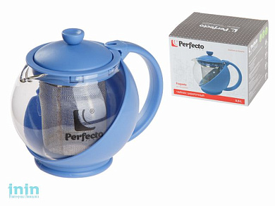 Чайник заварочный, стеклянный, 500 мл, серия Fragante, PERFECTO LINEA