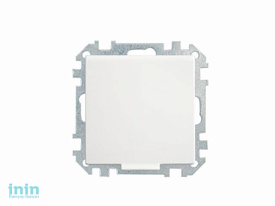 Розетка 1-ая (скрытая, с/з, с крышкой, з/ш) белая, Стиль, Bylectrica (Розетка штепсельная с заземляющим контактом с крышкой со шторками для скрытой ус