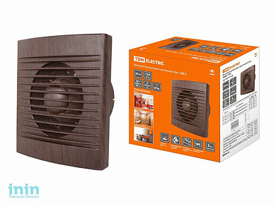 Вентилятор бытовой настенный, 120 С "ЭКО" (бук) TDM