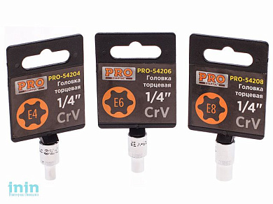 Головка "звездочка" 1/4" Е6 PRO STARTUL (PRO-54206)