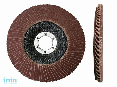 Круг лепестковый 115х22мм А80 плоск. КЛТ1 (Луга) (LUGAABRASIV)