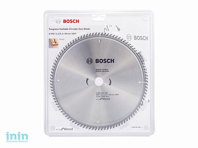 Диск пильный 305х30 мм 100 зуб. по дереву ECO WOOD BOSCH (твердоспл. зуб)