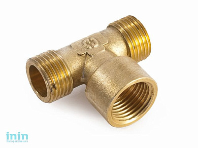 Тройник нар.-вн.-нар. 1/2, General Fittings (Тройник 1/2"х1/2"х1/2" Нар./Вн./Нар.)