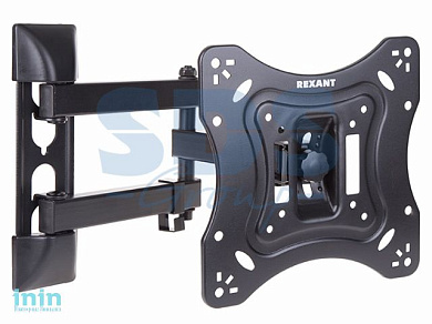 Кронштейн для телевизора 17"- 42", наклонно-поворотный REXANT