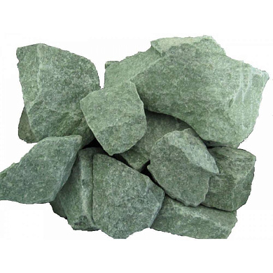Камни для бани Жадеит колотый 50-90 мм 20 кг