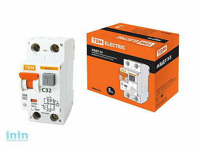 Дифф. авт. выкл. 32 C32 30мА TDM