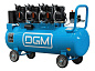 Компрессор DGM AC-6100LD безмасляный (450 л/мин, 8 атм, коаксиальный, безмасляный, электр. блок упр., ресив. 100 л, 230 В, 2,4 кВт)