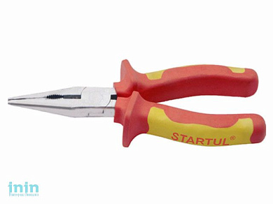 Тонкогубцы 150мм комбинир. диэлектрич. STARTUL MASTER (ST4012-15)