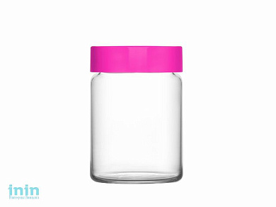 Банка для сыпучих продуктов стеклянная, 890 мл, серия Novo, LAV