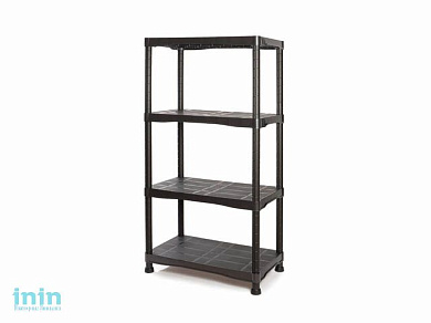 Стеллаж пластиковый 744 (700x400x1366 мм, 4 полки) (TAYG)