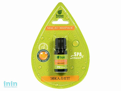 Эфирное масло "Эвкалипт", "Банные штучки", 10мл, в блистере (БАННЫЕ ШТУЧКИ)