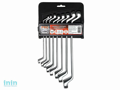 Набор ключей накидн. 6-22мм 8шт PRO STARTUL (PRO-3008) (матовый хром)