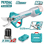 Секатор аккумуляторный TOTAL TSSLI162582