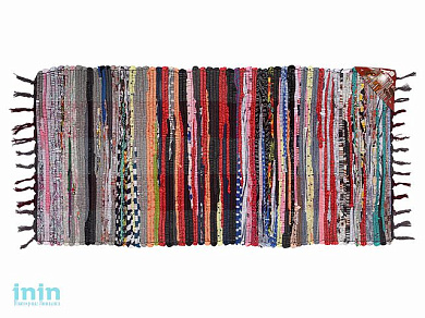 Коврик хлопковый "Вологодский", 55х110 см, VORTEX (ВОРТЕКС)