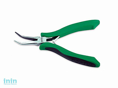 Тонкогубцы 150мм изогнутые для электроники TOPTUL (DFCK2206)