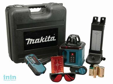 Нивелир лазерный ротационный MAKITA SKR 200 Z в кейсе (проекция: 1 плоскость 360°, точка, до 200 м, +/- 0.30 мм/м, резьба 5/8")