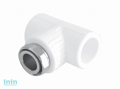 Тройник с накидной гайкой 25х3/4" РосТурПласт