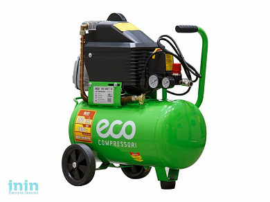 Компрессор ECO AE-251-4 (260 л/мин, 8 атм, коаксиальный, масляный, ресив. 24 л, 220 В, 1.80 кВт)