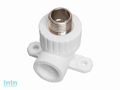 Колено ПП комб. с креплен. наружн.резьба 20х1/2" РосТурПласт 