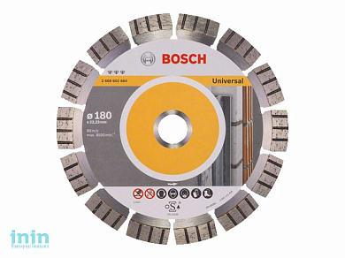 Алмазный круг 180х22 универс. Bosch