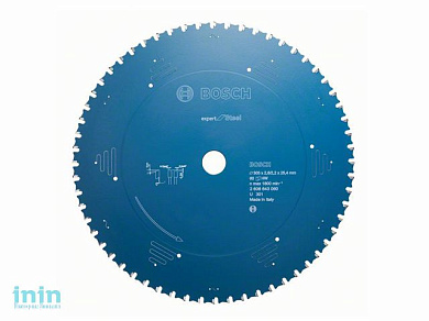 Диск пильный 305х25,4 мм 60 зуб. по металлу EXPERT FOR STEEL BOSCH (твердоспл. зуб)