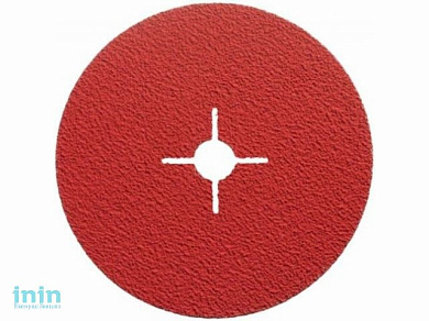 Фибровый шлифкруг 125мм P60 д/мет. нерж. алюм. QUANTUM (125x22 F996 P60 Керамическое зерно) (NORTON)