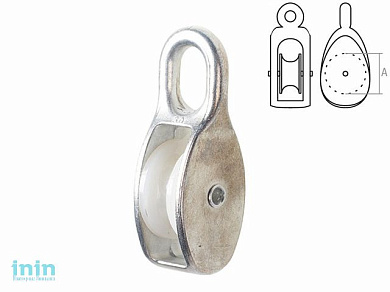 Блок одинарный BK-Simplex-PL нейлон 50 мм STARFIX