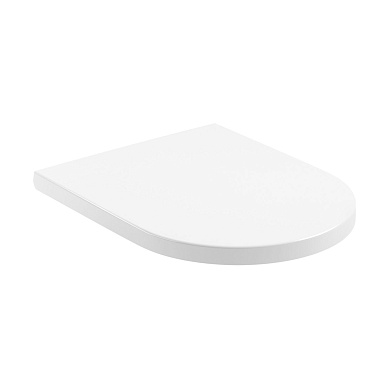 Быстросъемное дюропластовое сиденье с медленно опускающейся крышкой и хромированными металлическими петлями Lavinia Boho 33290410