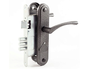 Замок врезной Зенит ЗВ9-4.2 (серебро)