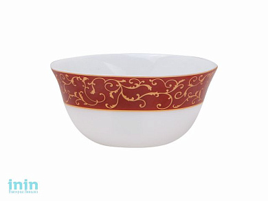 Салатник стеклокерамический, 100 мм, круглый, серия ANASSA RED (Анасса рэд), DIVA LA OPALA (Sovrana Collection)