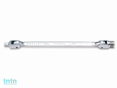 Вороток 1/4" двухсторонний для головок и бит TOPTUL (AREA0808)