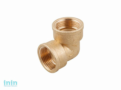 Колено вн. 1", Цветлит (уголок латунный м-м 1)