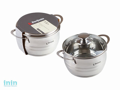 Кастрюля из нерж.стали, 3.1 л, ф 20 x 10, серия ARCELIA (Арселия), PERFECTO LINEA